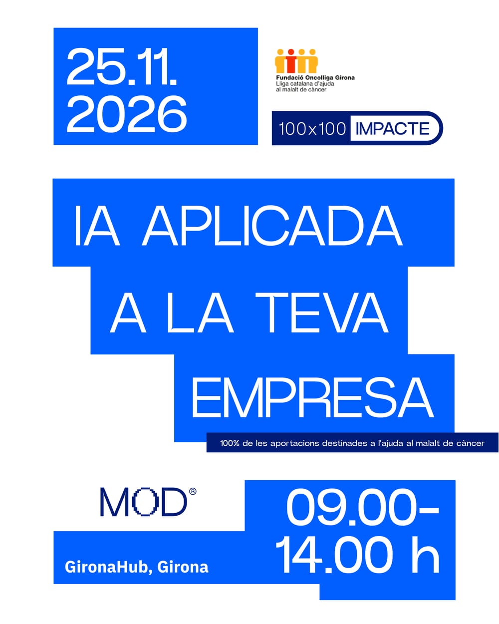 Cartell de 100x100 Impacte